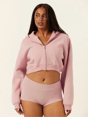 CSB Cropped Hoodie Dusty Pink size Medium